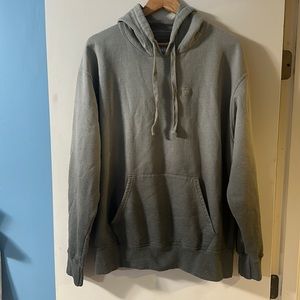 Champion Hoodie Vintage wash grey to green super fire colorway